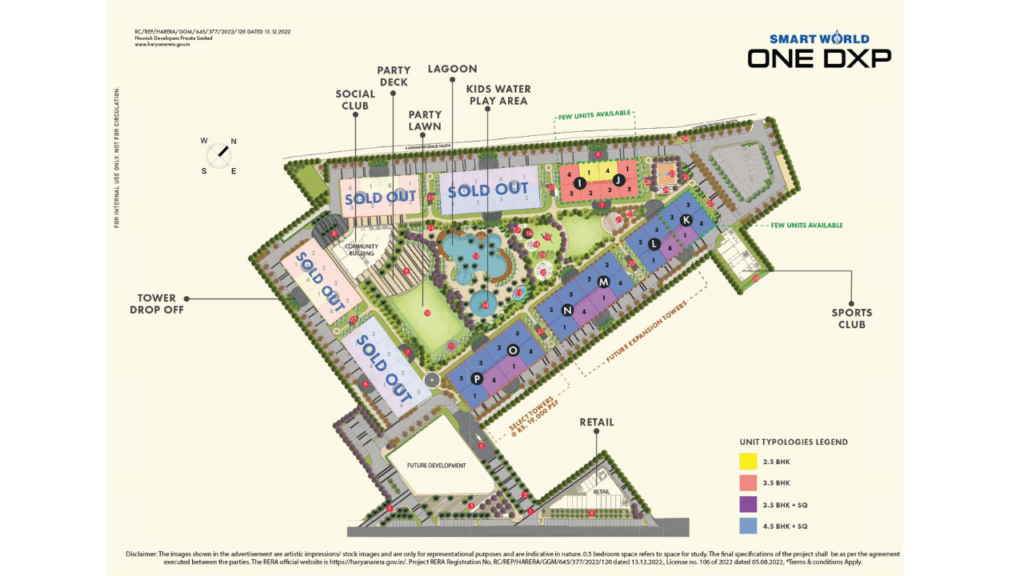 one dxp 113 site plan